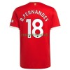 Maillot de Supporter Manchester United Bruno Fernandes 18 Domicile 2021-22 Pour Homme
